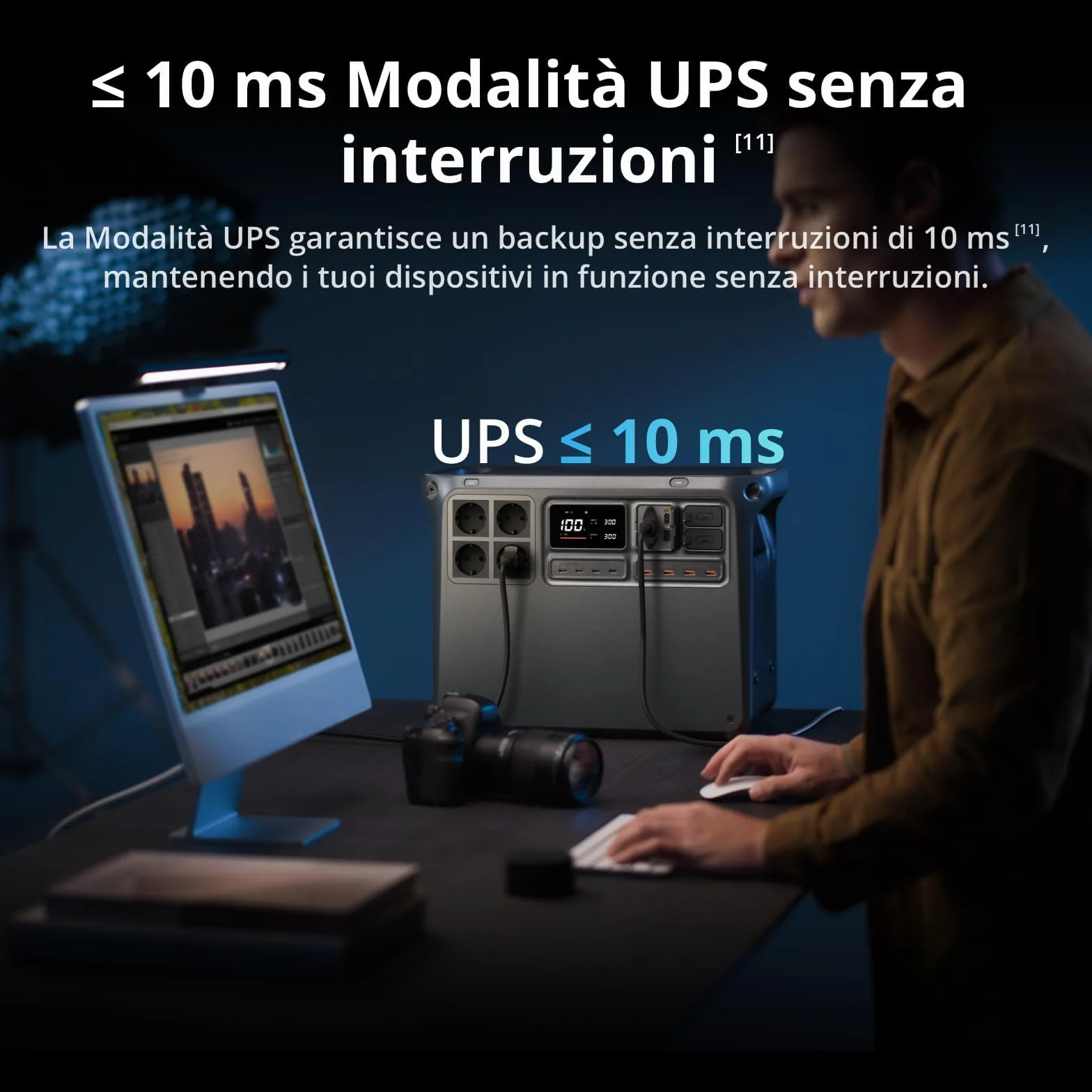 DJI Power 2000 stazione di alimentazione 2048 Wh 3000 W generatore elettrico