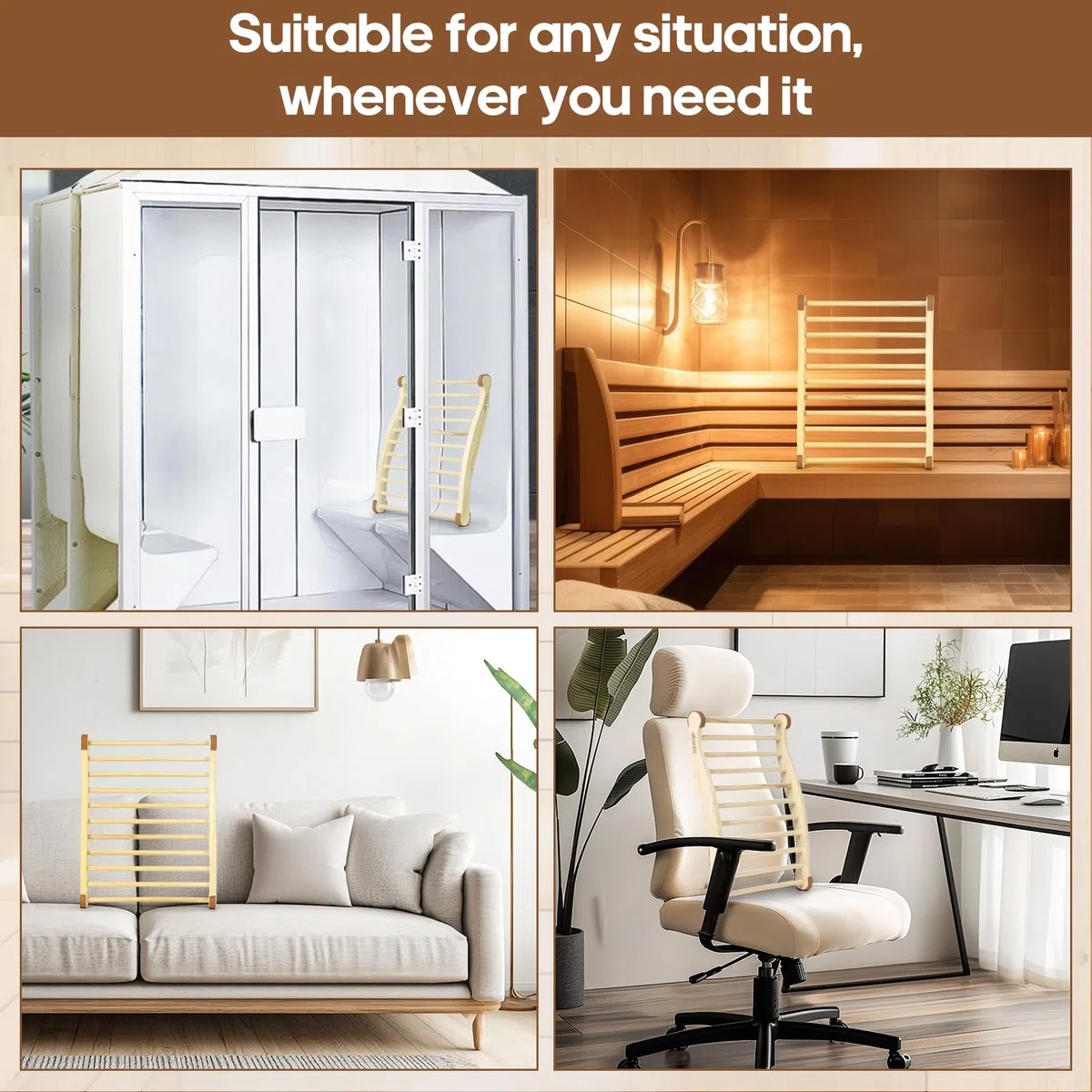 WILLOWYBE Schienale sauna
