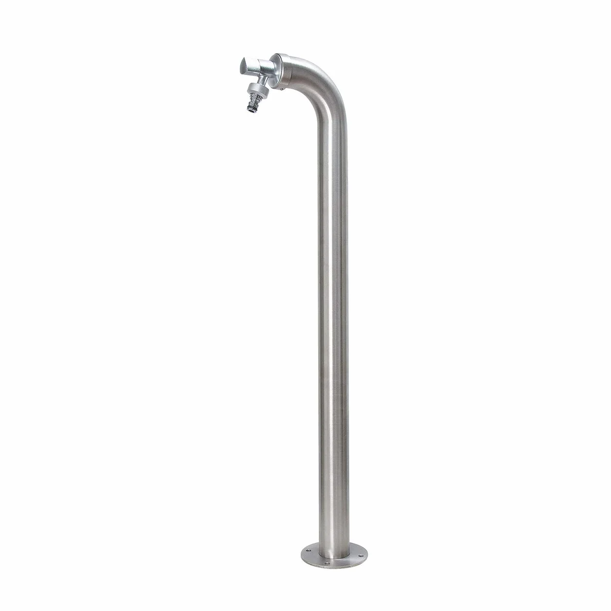 Fontana modello Periscopio in acciaio inox AISI 316 BEL-FER modello 42/PSI, completa di impianto e rubinetto.