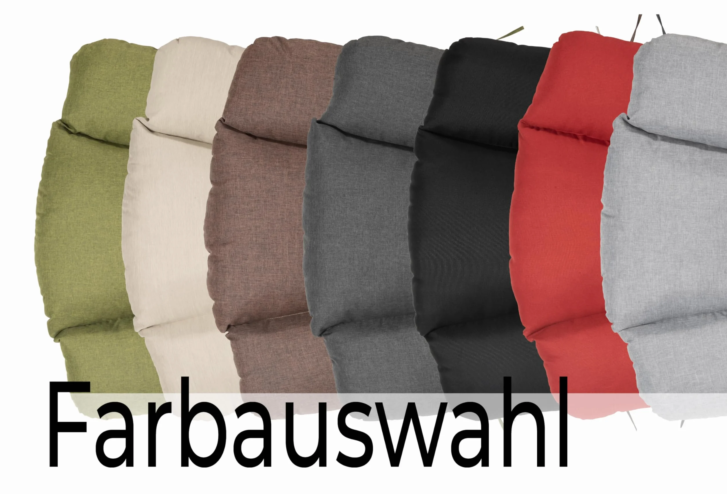 Cuscino per Poltrona Sospesa 15 cm Impermeabile Resistente UV Antracite