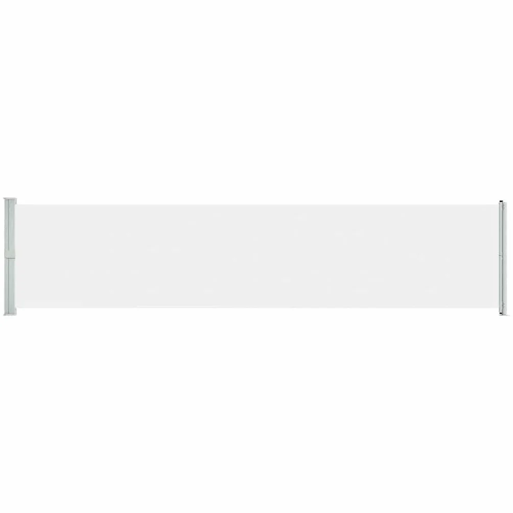 vidaXL Tenda Laterale Retrattile per Patio 140x600 cm Crema