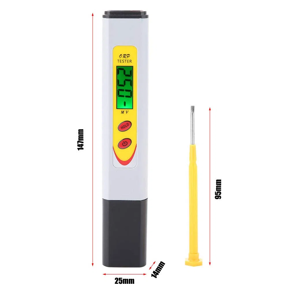 Test ORP, misuratore redox digitale, penna tester per livelli d'acqua, 1999mV - 1999mV, per sorgente d'acqua, acquario, coltura spa, piscina