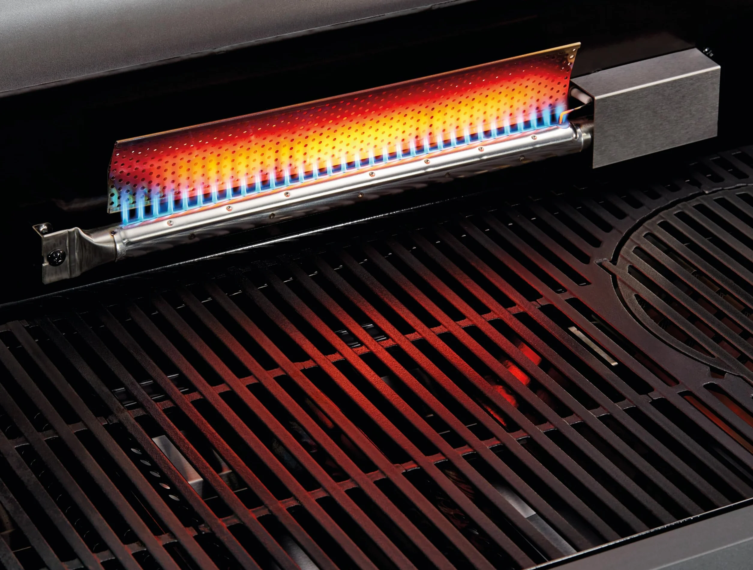 Enders Hyde 3 SIKR Turbo Barbecue a Gas 3 Bruciatori, Zona Turbo Infrarossi 800°C, Backburner Infrarossi, Fornello Laterale, Griglia 54x42 cm
