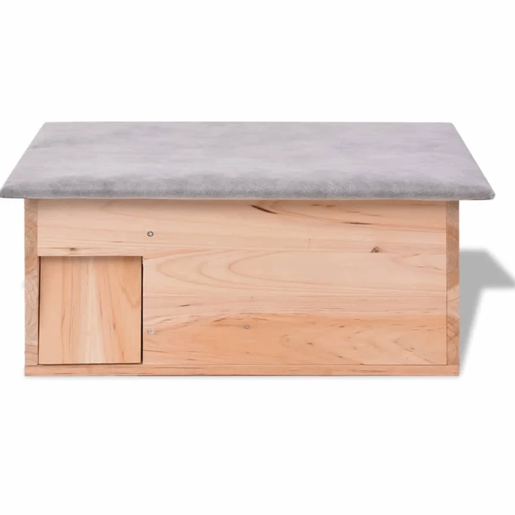 vidaXL Gabbia da Giardino per Ricci Legno Casetta Rifugio Animali Piccoli