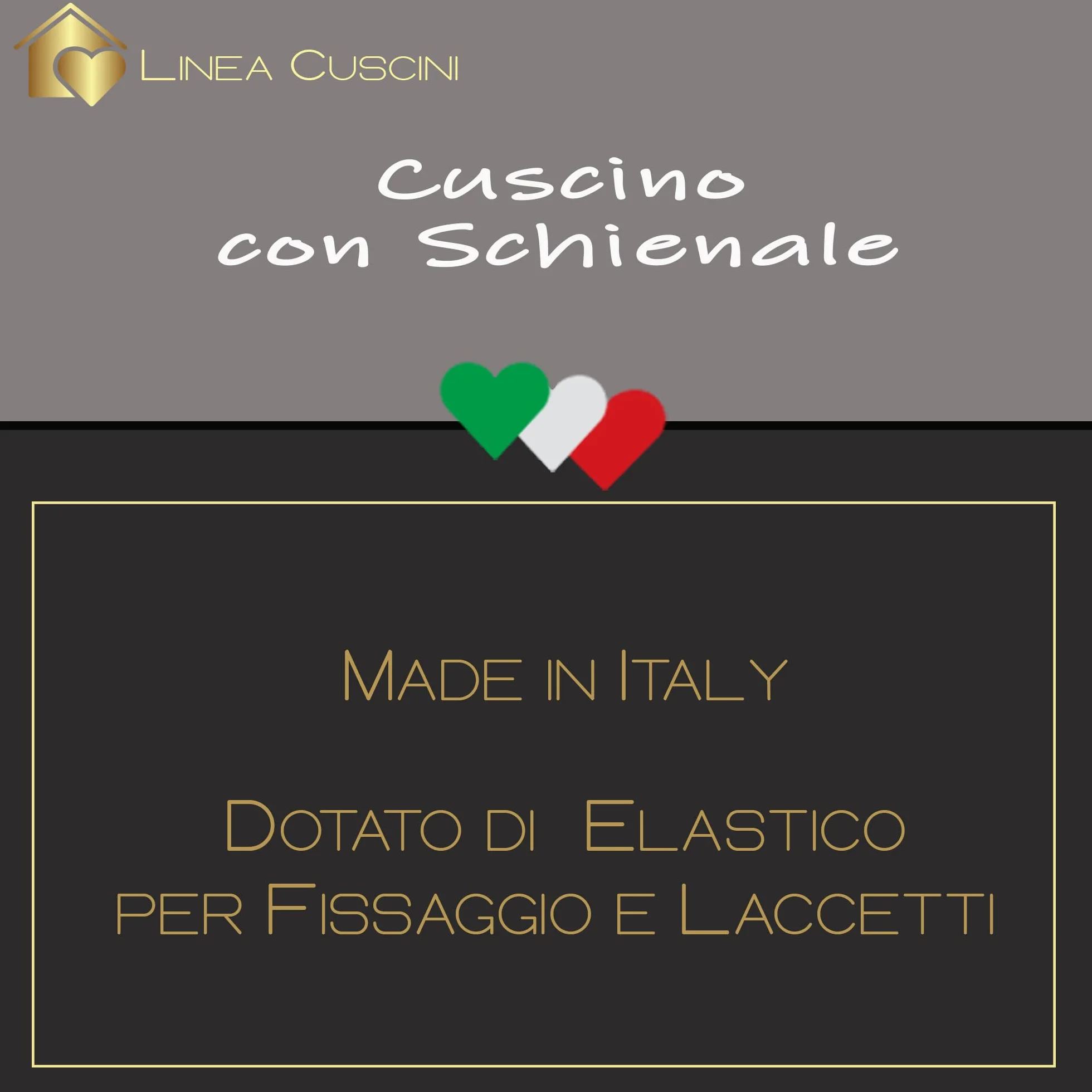 Home Tresor - Set Cuscini per Sedie con Schienale, Cuscini per Sedie da Interno, Esterno, Cucina, Giardino Cuscini Coprisedia Imbottiti 6 cm. con Schienale 4 Pezzi (Beige)