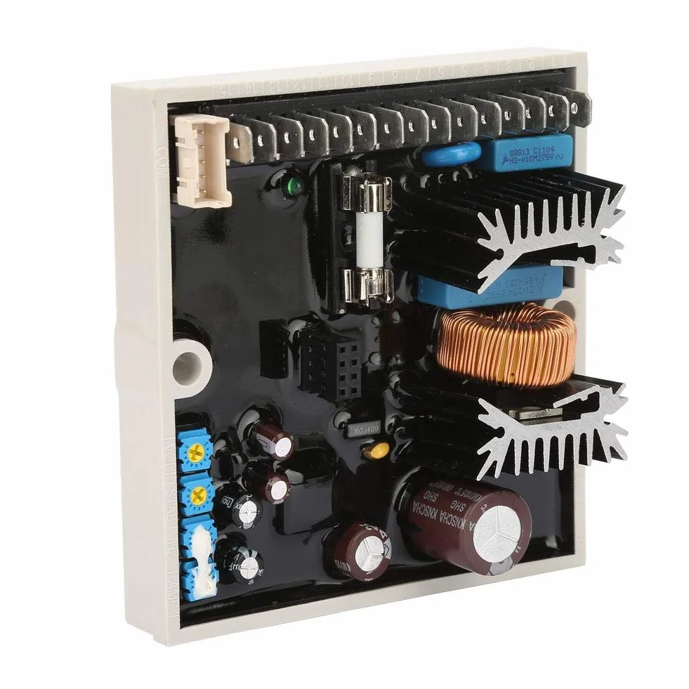 Regolatore di tensione automatico, DC 5A AVR Abete del regolatore di tensione automatico per generatore Meccalte A6762 40-270VAC Durevole lunga durata