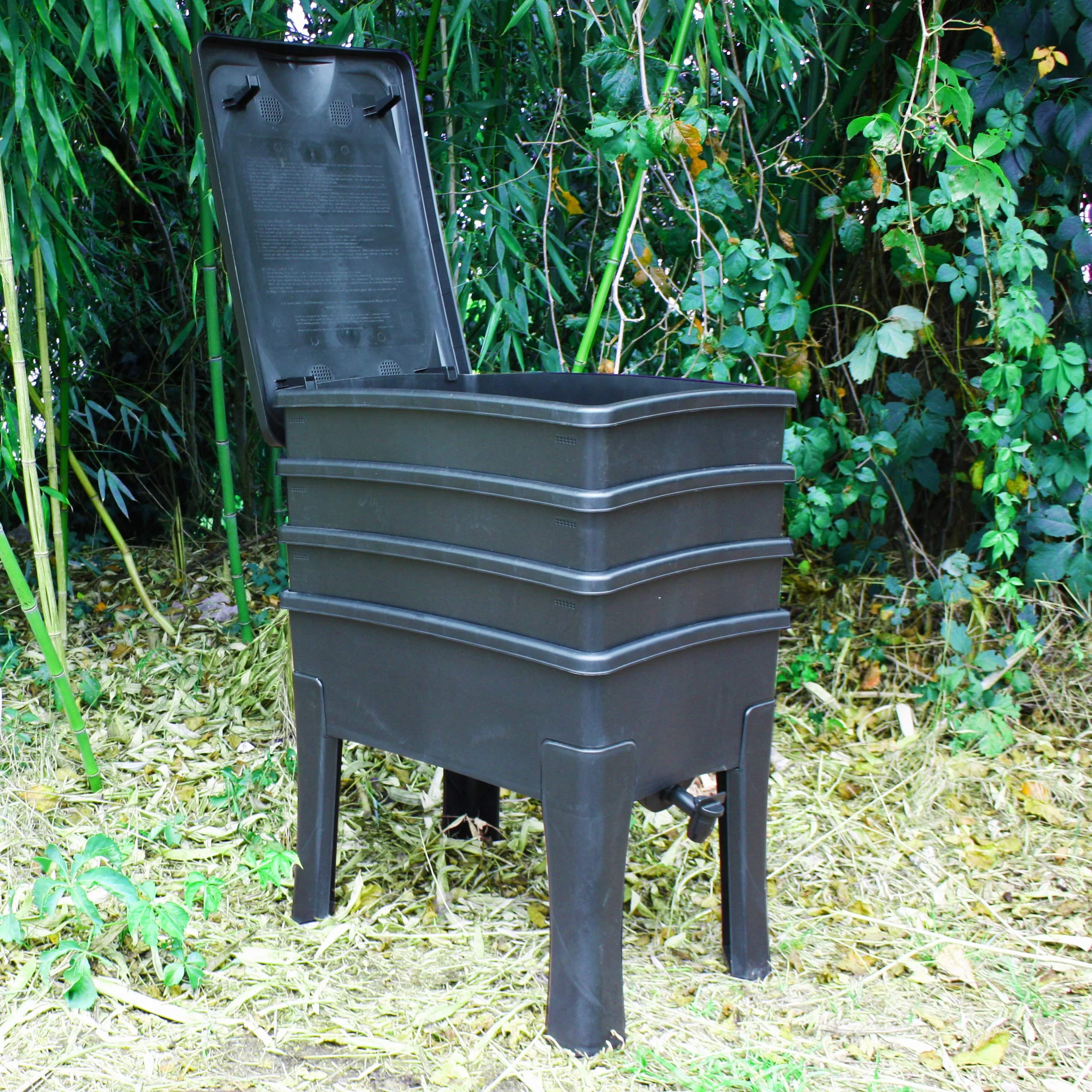 Vermicompostaggio Worm Café 3 vassoi Kit Completo 96 Litri