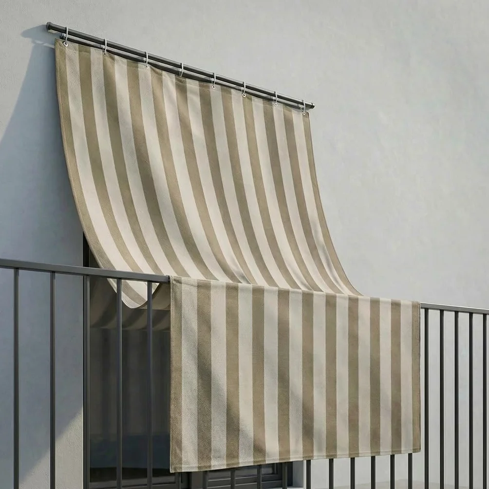 INTRECCI Tenda da Sole Impermeabile a Caduta 290x300 cm per Esterno, Verande e Balconi