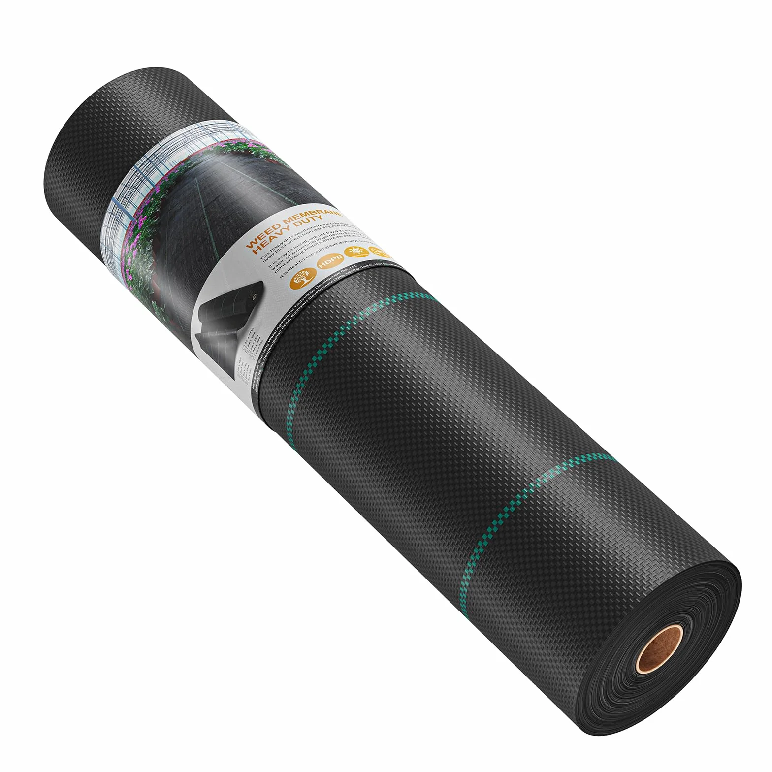 Dripex Telo Pacciamatura 4mx10m 90g/m² Tessuto Anti Erbacce Giardino