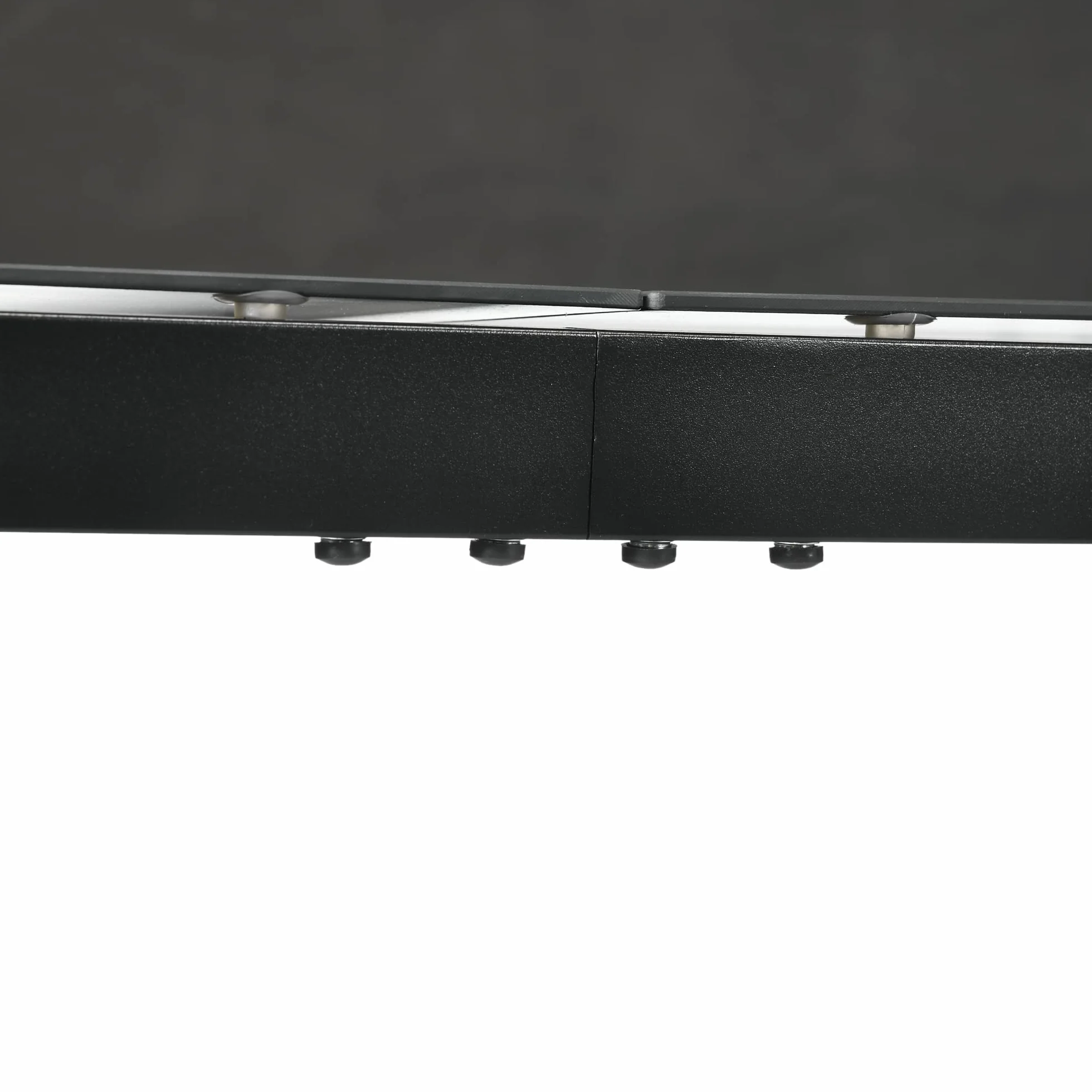 Outsunny Tavolo da Giardino Rettangolare per 8 Persone in Alluminio e Vetro Temperato, 180x80x72cm, Nero