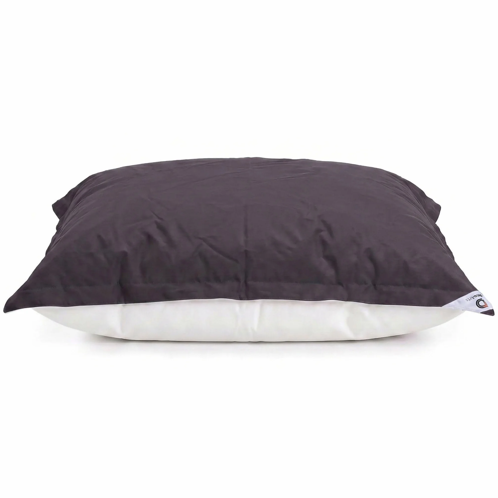 Pouf da Esterno Gigante XXL 180x140cm Imbottito (Non Gonfiabile) Galleggiante Piscina - Pouf Giardino Impermeabile Sfoderabile - Riempimento 450L Palline Polistirolo - Grigio Carbone