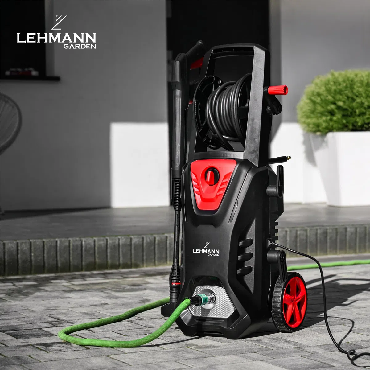 LEHMANN Missouri Idropulitrice ad Alta Pressione 2200 W 240 bar 480 l/h 10 m Lancia Schiuma Ugello Regolabile Turbo