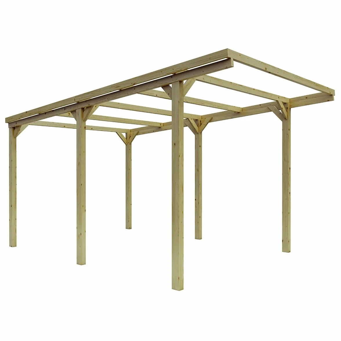 Pergola da Giardino 3x5 m in Legno massello trattata in Autoclave Resistente Agenti atmosferici Made in Italy