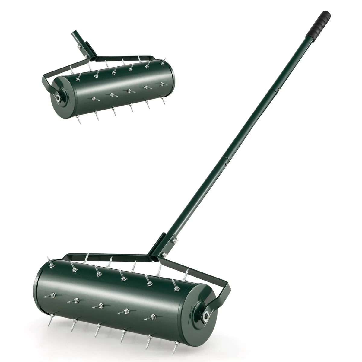 COSTWAY Arieggiatore Giardino 53 CM, Arieggiatore da Prato Manico Rimovibile Punte Terreno, Manuale