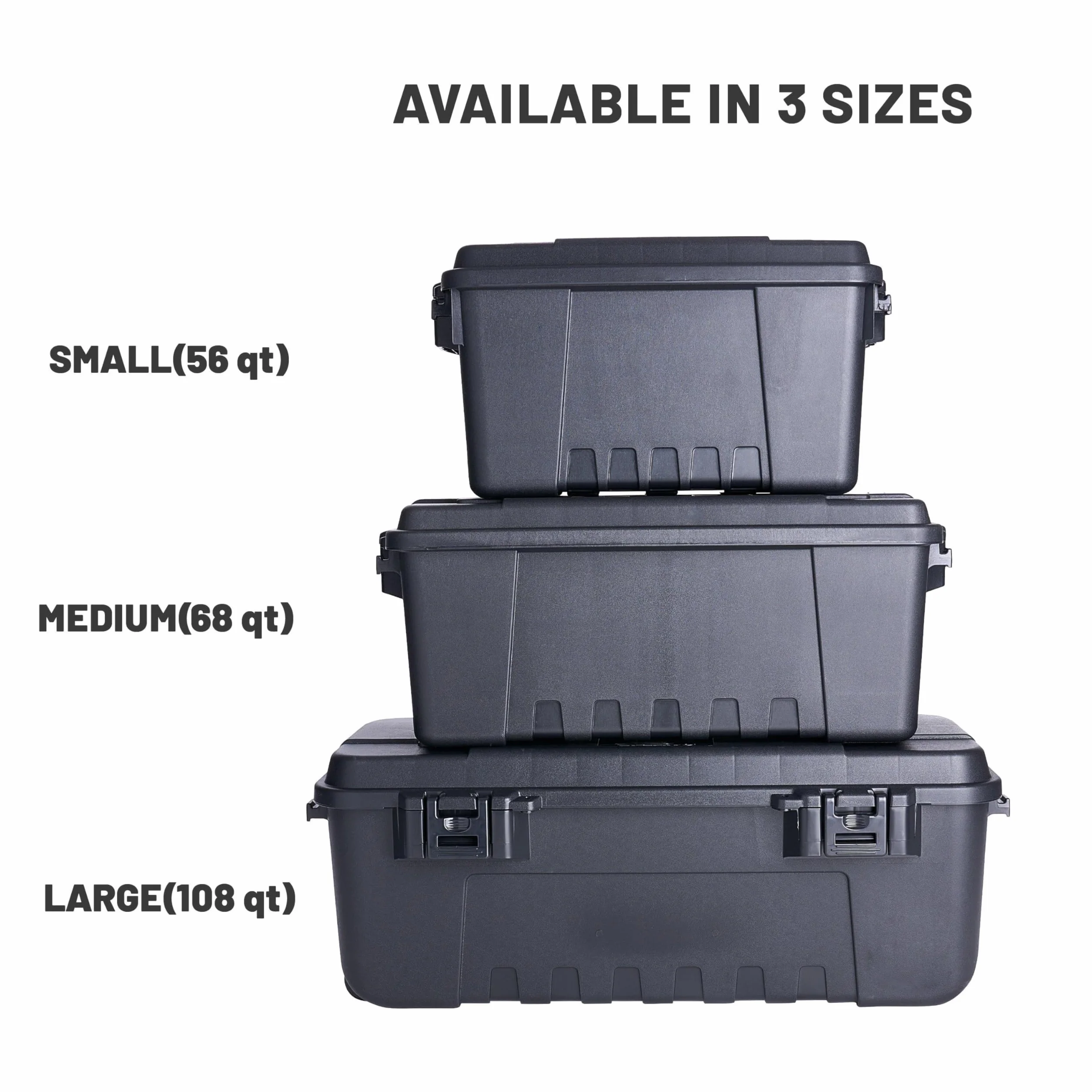 PLANO Sportsman's Trunk – Scatola portaoggetti di grado militare con coperchio, resistente, grande, da campeggio ed esercito, perfetto per caccia, paintball, softair, casa, diversi colori e dimensioni