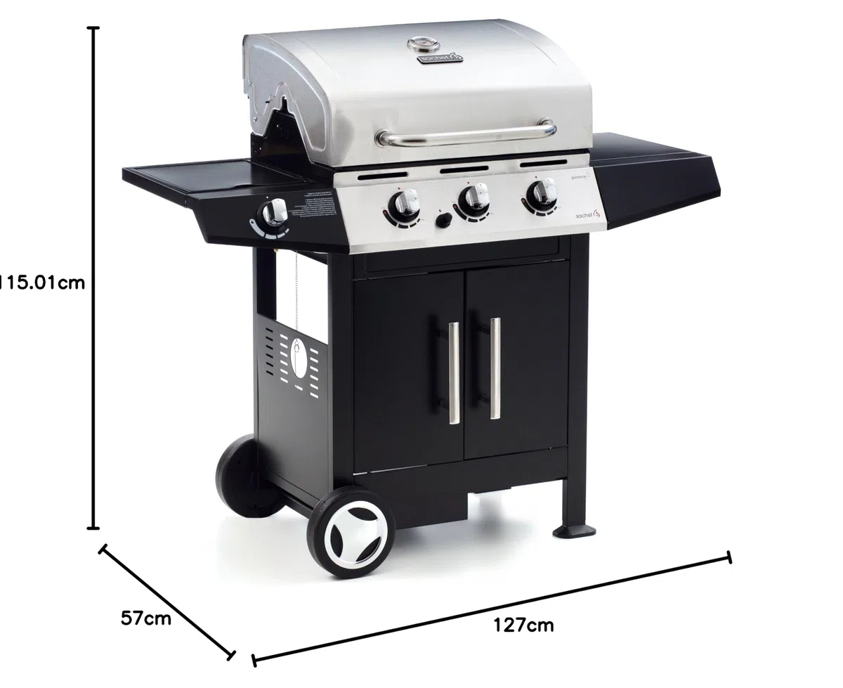 Sochef G45129 Golosone 3 Barbecue a gas