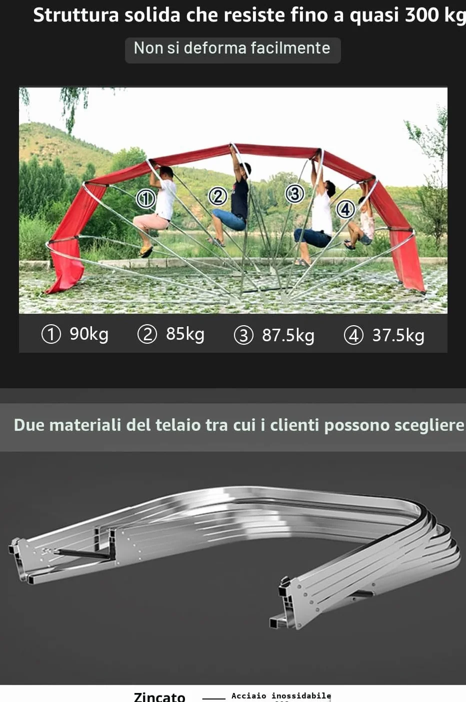 BEYSG, tenda per auto completamente automatica e portatile con telecomando, carport pieghevole in acciaio inossidabile per il parcheggio delle auto, carport per auto resistente (grigio 5,9 * 2,7 m