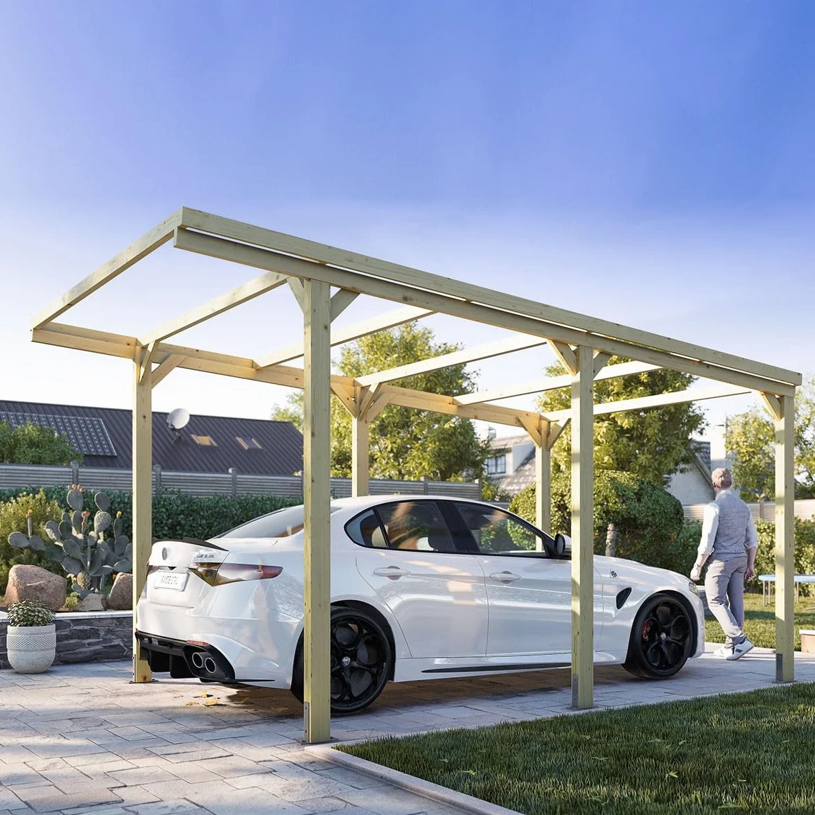 Pergola da Giardino 3x5 m in Legno massello trattata in Autoclave Resistente Agenti atmosferici Made in Italy