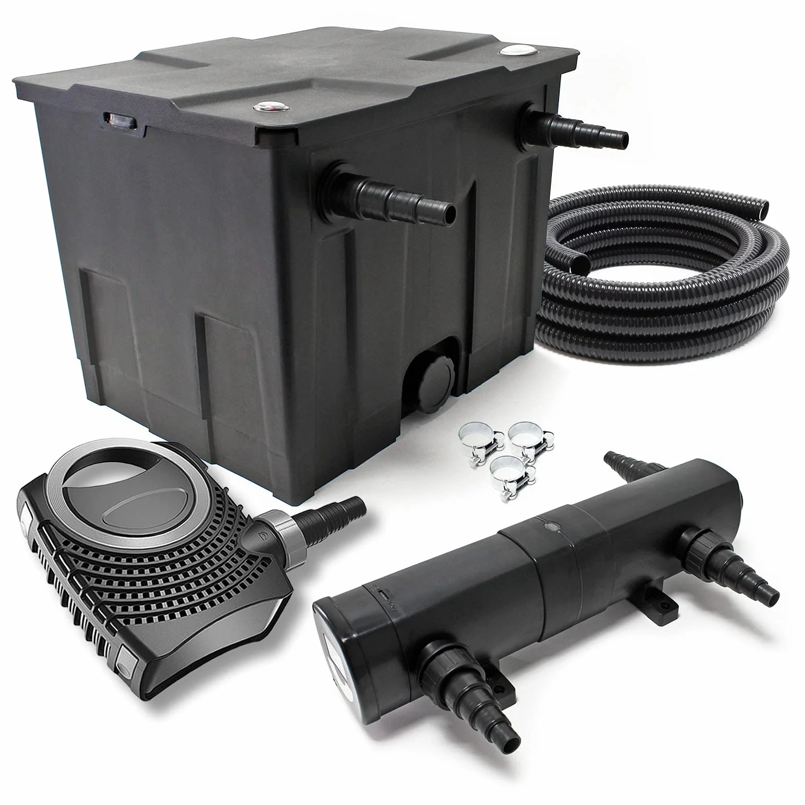Set per laghetto SunSun CBF-350 CUV-224 24W NEO3800 Pompa Tubo
