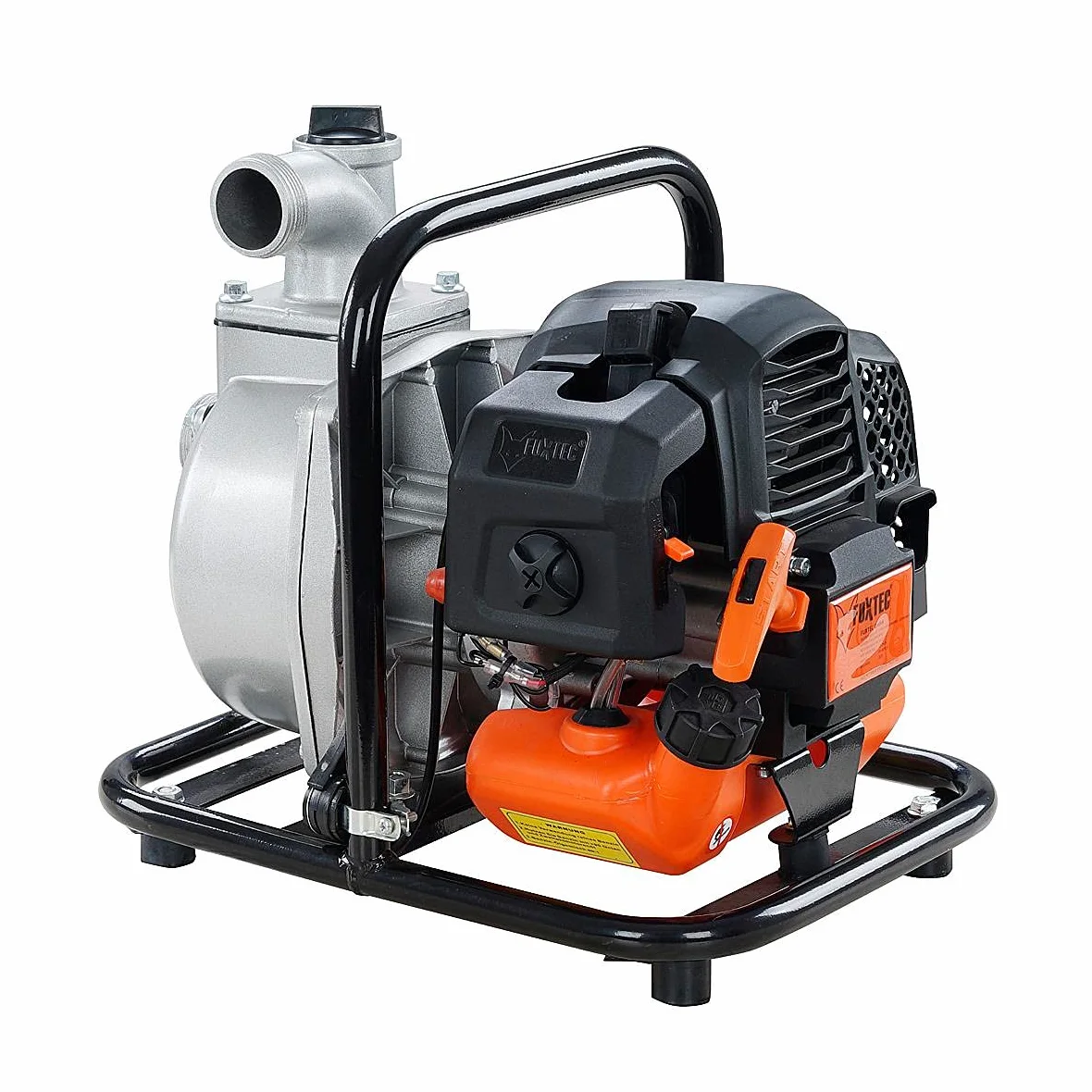 FUXTEC pompa d'acqua a benzina FX-WP152 con 15.000 l di portata e max. prevalenza 35 m pompa da giardino
