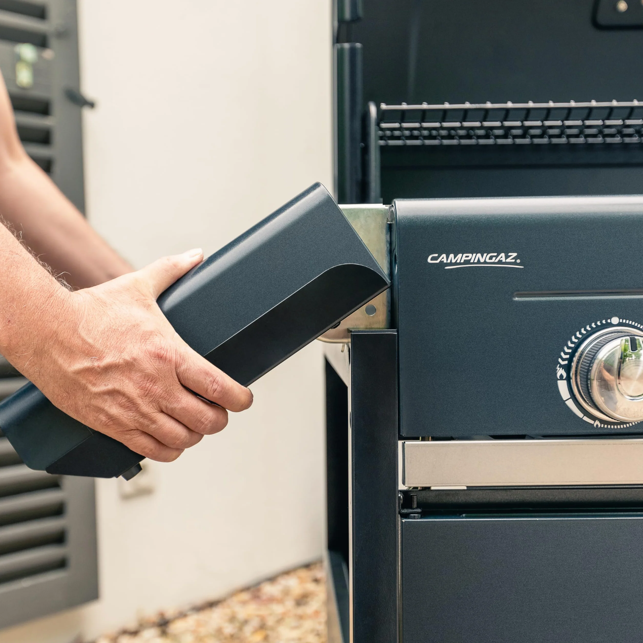 Campingaz 4 Series Select L Barbecue gas Set 4 bruciatori acciaio inox 12 kW con piastra extra