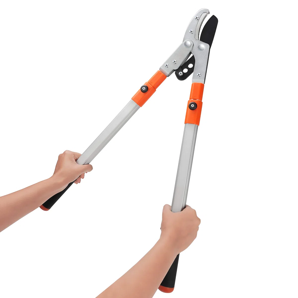 Kurtzy Cesoia Troncarami Telescopico a Incudine 67-100 cm Professionale per Alberi e Rami Spessi da Giardino