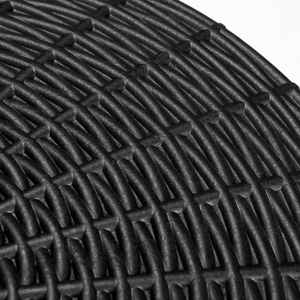 BAKAJI Base per Ombrellone da giardino con 4 Ruote e Freni, Resina Acciaio Forma Tonda, Supporto per Ombrelloni 38/48mm da Giardino Peso 25 kg, Ideale per Esterno, Spiaggia, Bar, Ristoranti, Patio