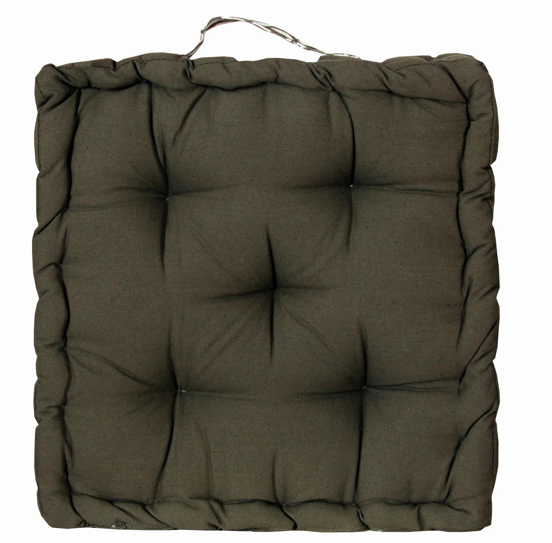 Atout Ciel Cuscino da pavimento 40 x 40 cm con manico, cachi