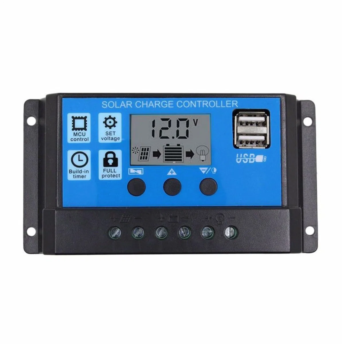 Kit pannello solare - Generatore solare 300W con prese 220V AC - per RV Off Grid con batteria e inverter, regolatore di carica 30A, inverter.