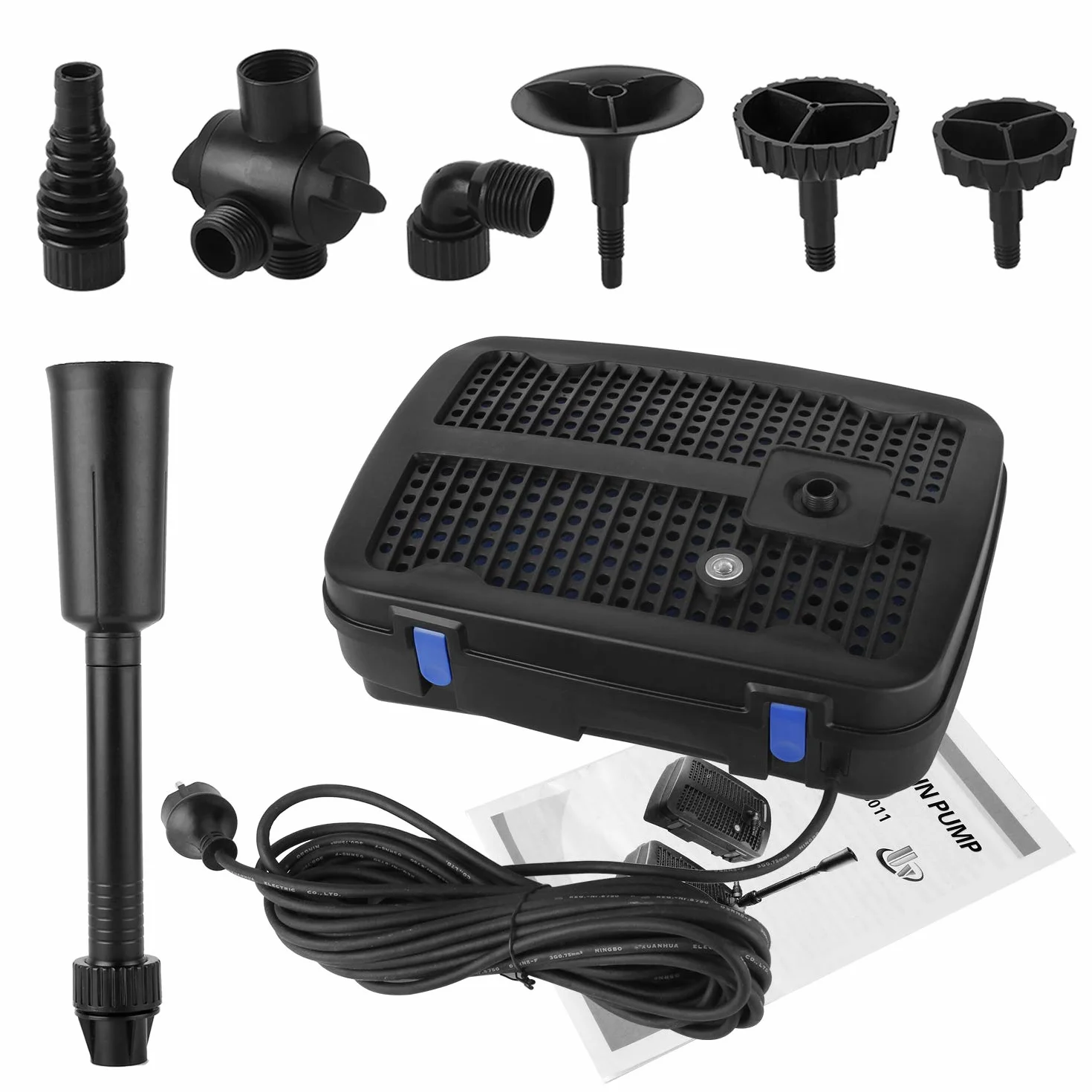 Forever Speed 4 in 1 Pompa per fontana con filtro 11 W UV chiarificatore 2500 l/h cavo 10 m