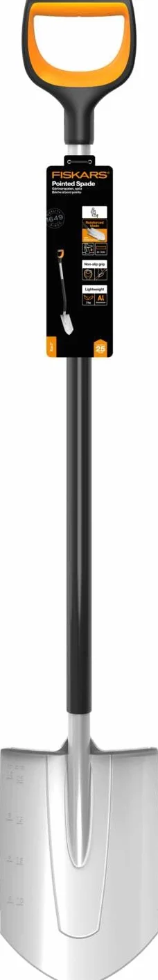 Fiskars Vanga a Punta per Terreni Duri e Sassosi, Lunghezza: 120 cm, Lama in Resistente Acciaio al Boro, Nero/Arancione, Xact, 1066729