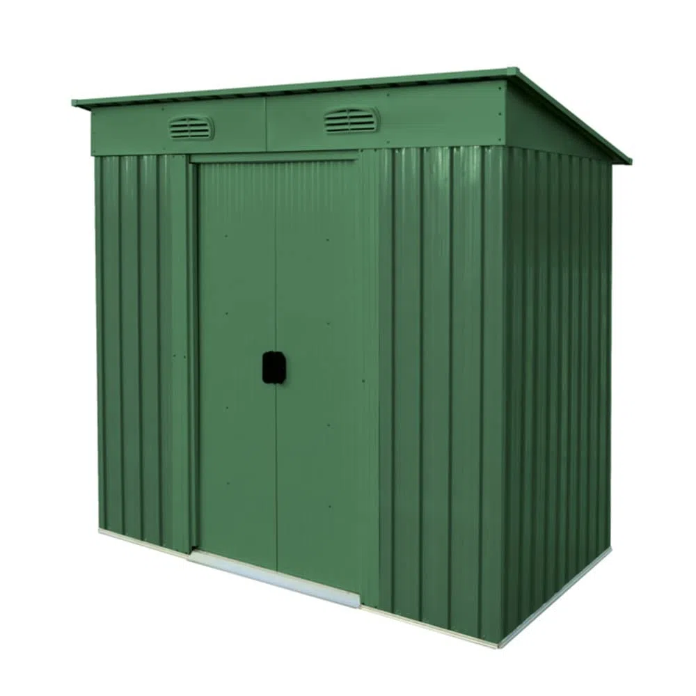 VERDELOOK | Maisonette, Casetta in Metallo Box da Giardino a Una Falda, 194x121 Altezza 181 cm