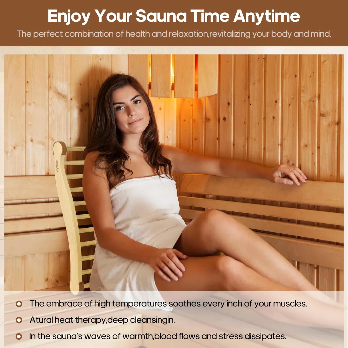WILLOWYBE Schienale sauna