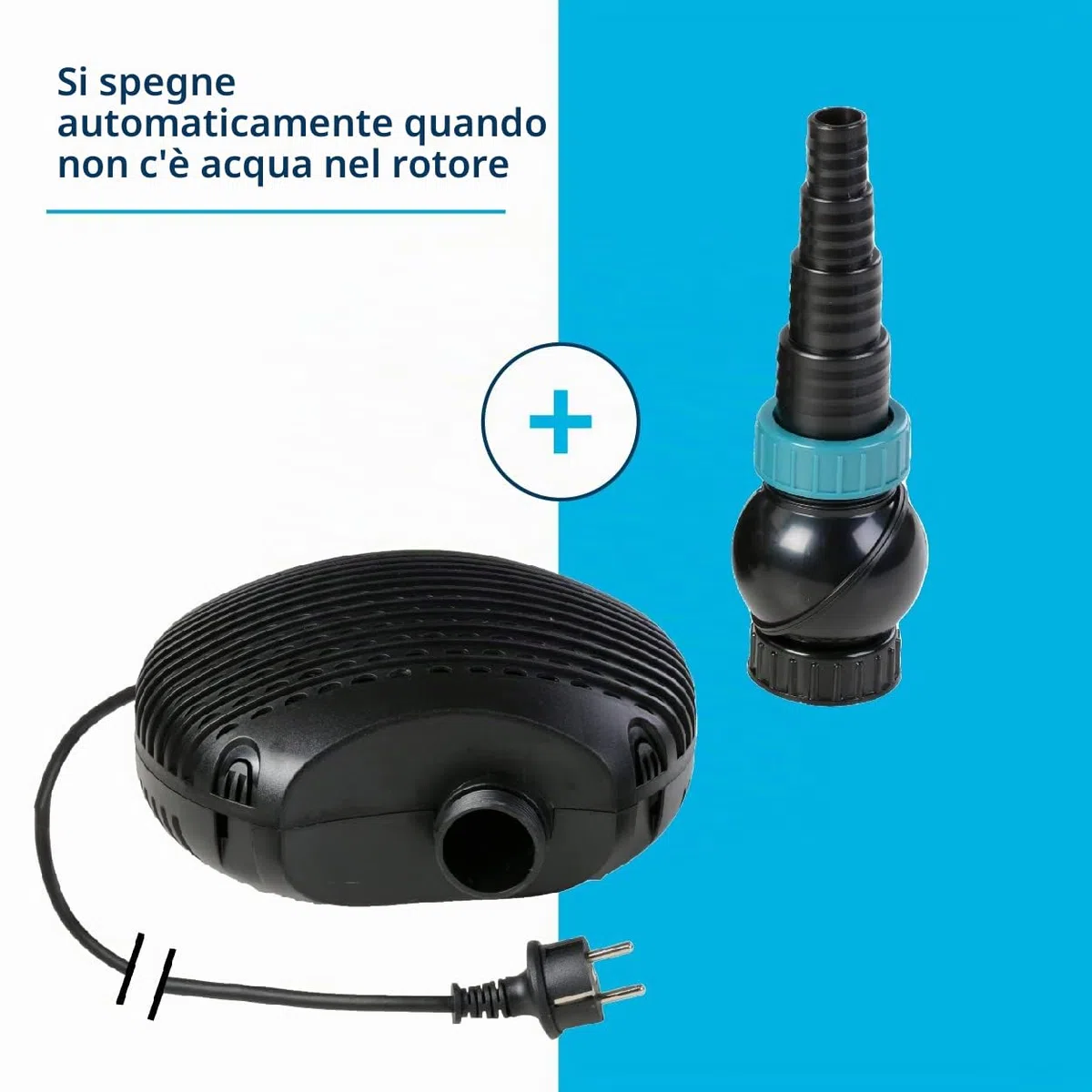 AquaForte Pompa filtro laghetto EC 10.000 68 watt 10.000 l/h 4,5 m
