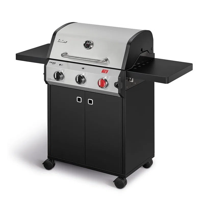Enders Barbecue a gas Chicago Next 3 R Turbo 3 bruciatori 1 Turbo Zone Switch Grid 60x42 cm 10,6 KW