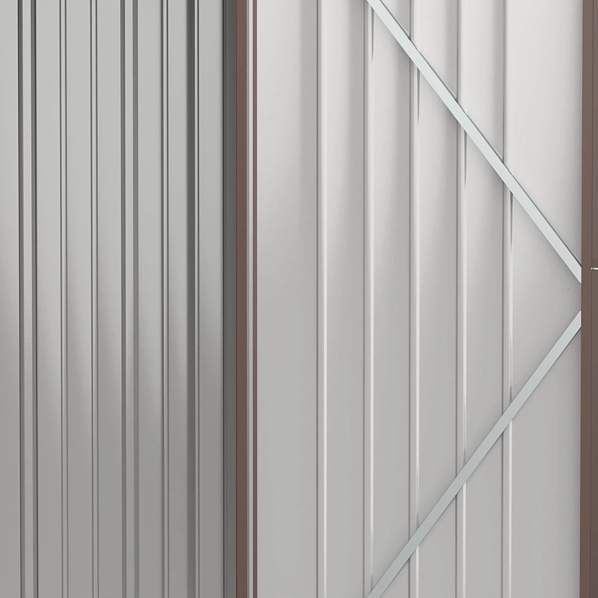 Outsunny Casetta da Giardino 1.34m² Acciaio Zincato Capanno Porta Attrezzi 161.5x94.5x196cm Marrone