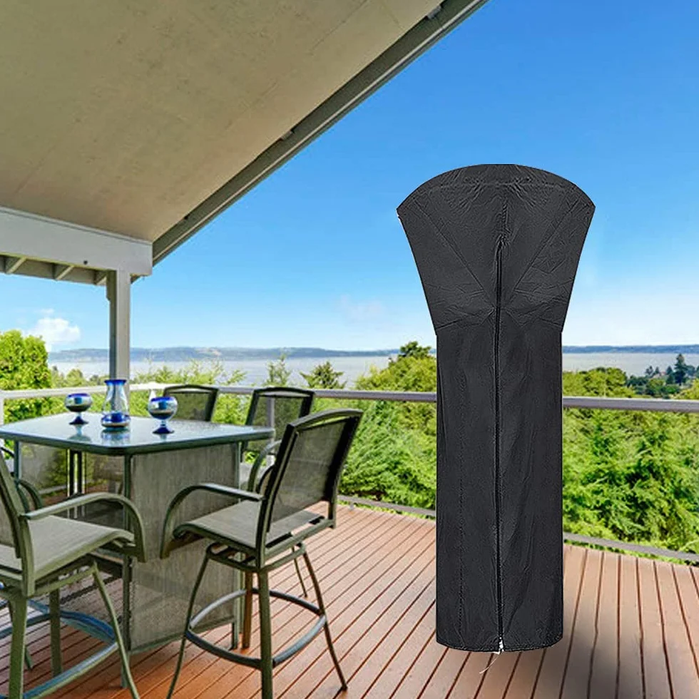 Patio Heater Cover, Impermeabile Copertura Riscaldatore Patio, Copertura Fungo A Gas, Fungo Riscaldante per Esterno A Gas, 420D Oxford, per Mobili da Giardino Terrazza, 226 x 89 x 48 cm