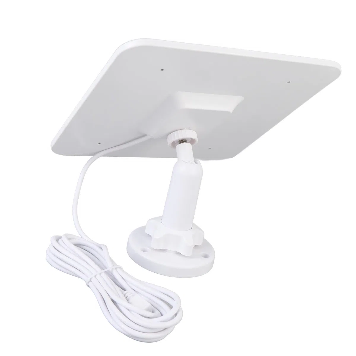 Pannello Solare Monocristallino 12W con Staffa Regolabile 360° per Esterno