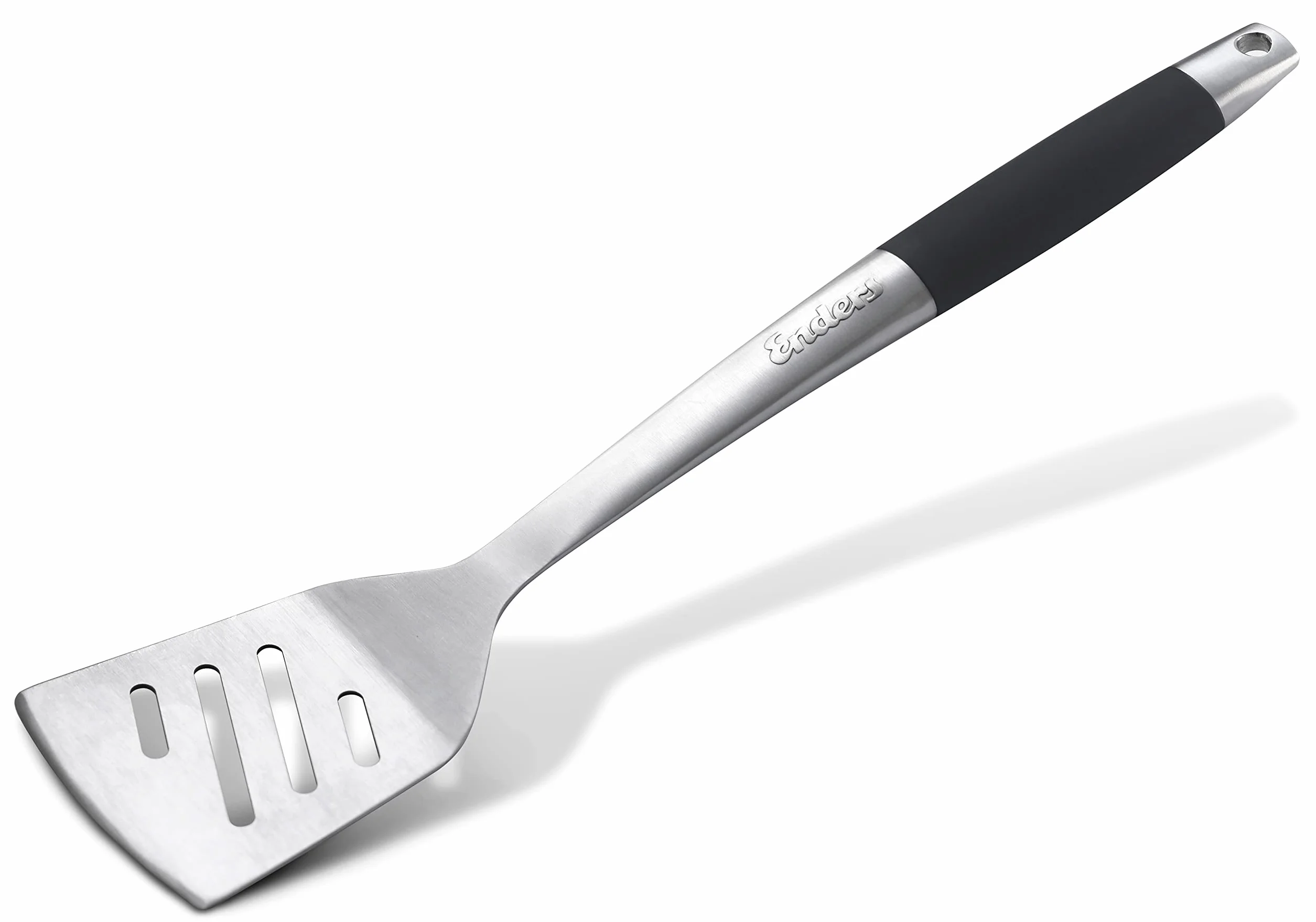 Enders Set Utensili BBQ 3 in 1 - Spatola, Pinze, Forchettone & Custodia includa - Set Premium: 3 Utensili da BBQ in acciaio inossidabile con rispettiva custodia per BBQ #8786