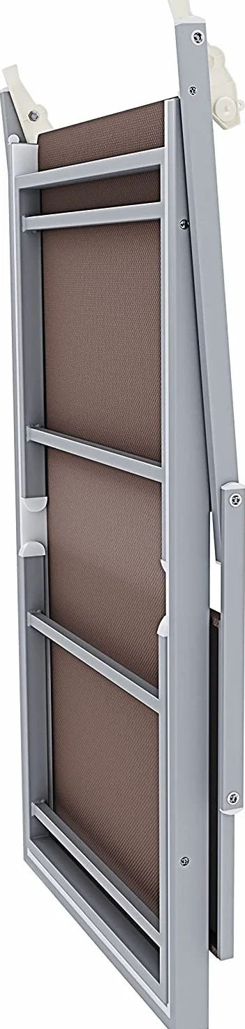 Coppia Di Lettini Prendisole Pieghevole In Alluminio 182 x 60 x 38 cm
