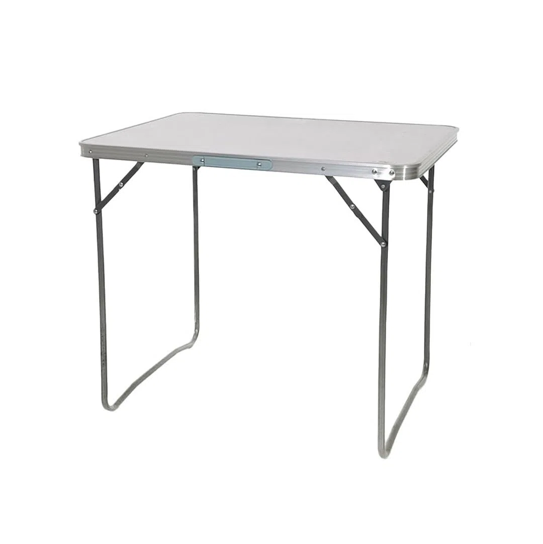 796623 Tavolo Pieghevole da Campeggio e Picnic, MDF e Acciaio, 80x60 cm, Altezza 68 cm, Richiudibile