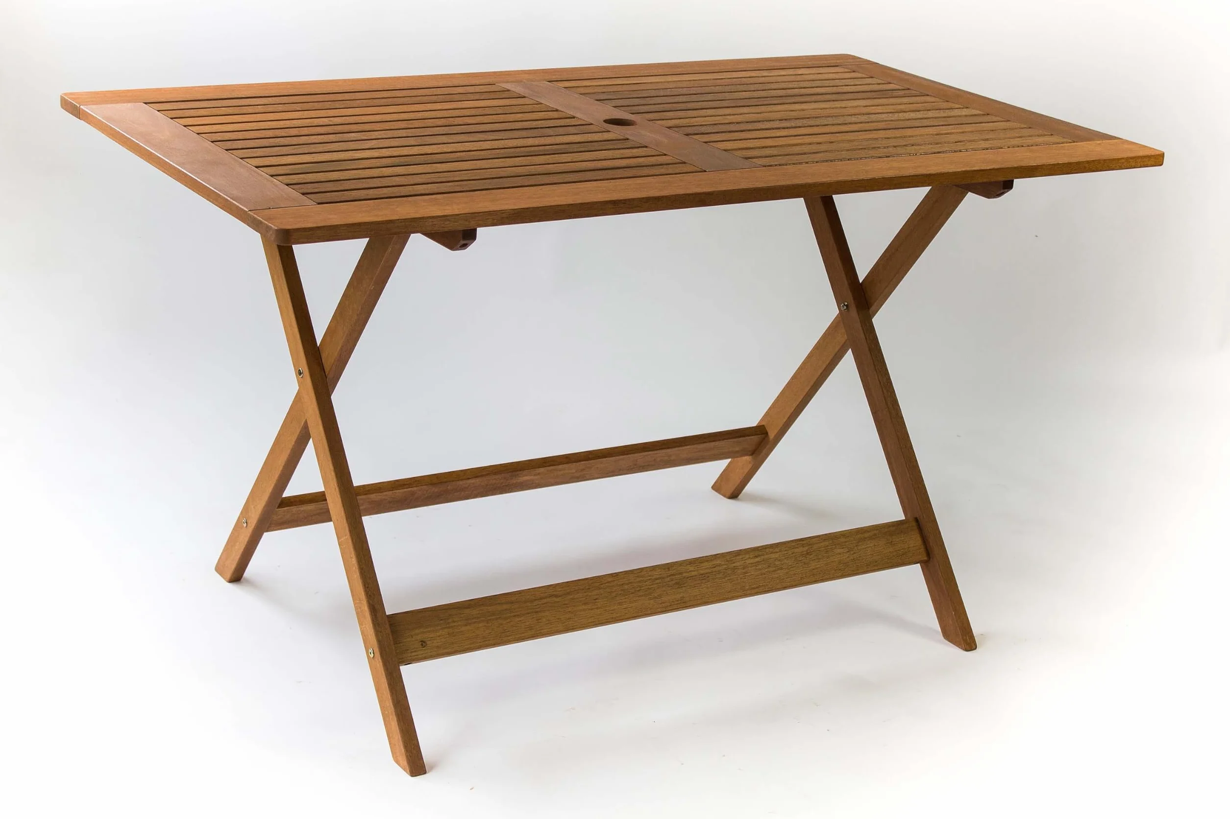 AVANTI TRENDSTORE Malvi Tavolo da giardino legno massiccio LAP 135x72,5x75 cm