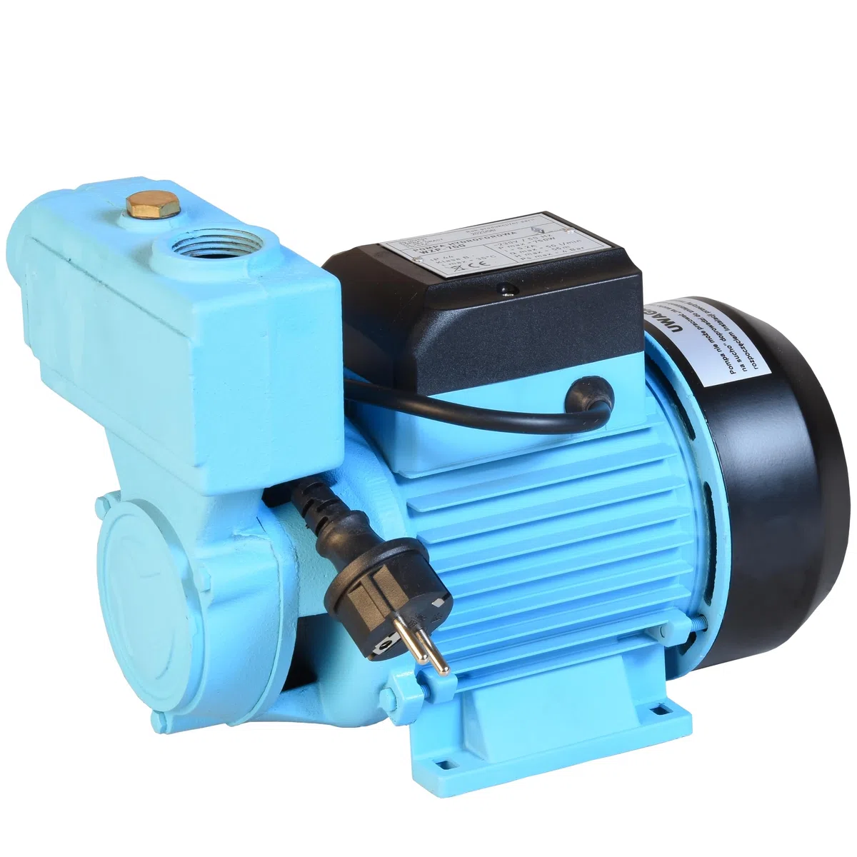 Pompa dell'acqua WZP 750 (750 W, 3000 l/h, altezza di mandata 55 m) - per acqua pulita - pompa da giardino, per irrigazione, dell'acqua piovana