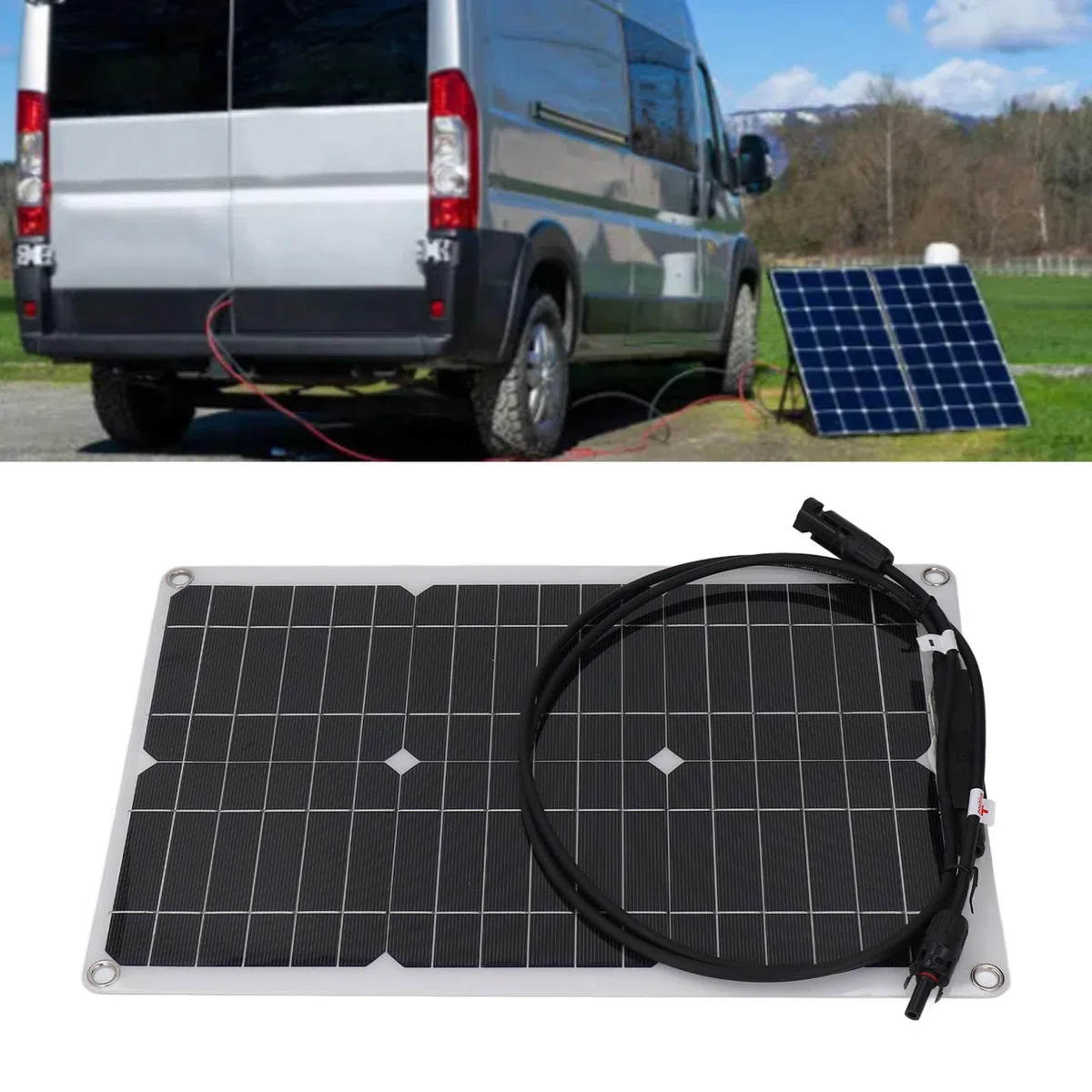 Pannello Solare Flessibile 20W 18V per MotorHome e Grid