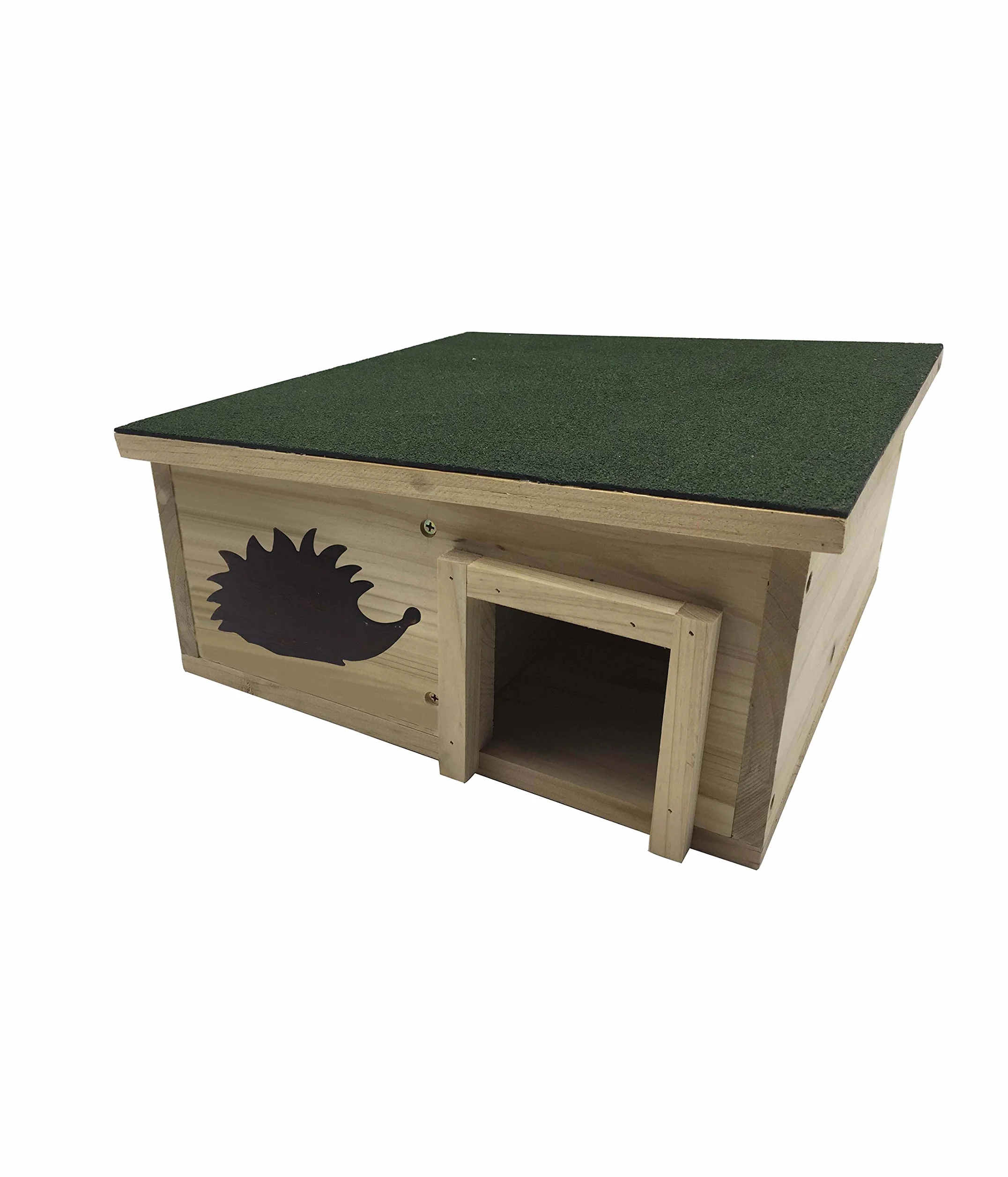 Dehner Natura - Casetta per Ricci Karlie, Circa 40 x 40 x 19 cm, in Legno di Abete, Colore Naturale