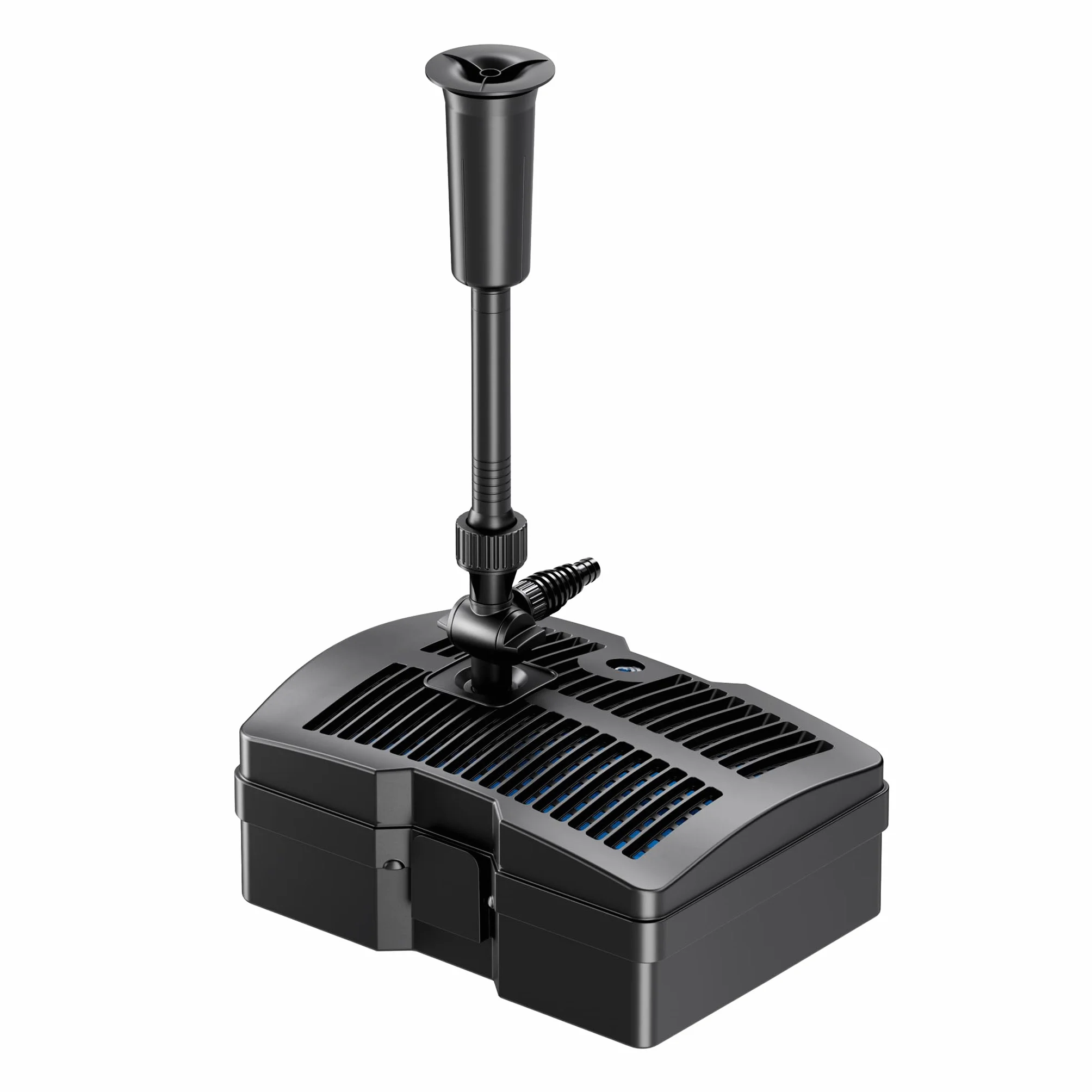 SunSun CUF-6000 3in1 Filtro, Pompa 2500l/h 54W e Chiarificatore UV 9 W per laghetti e fontane