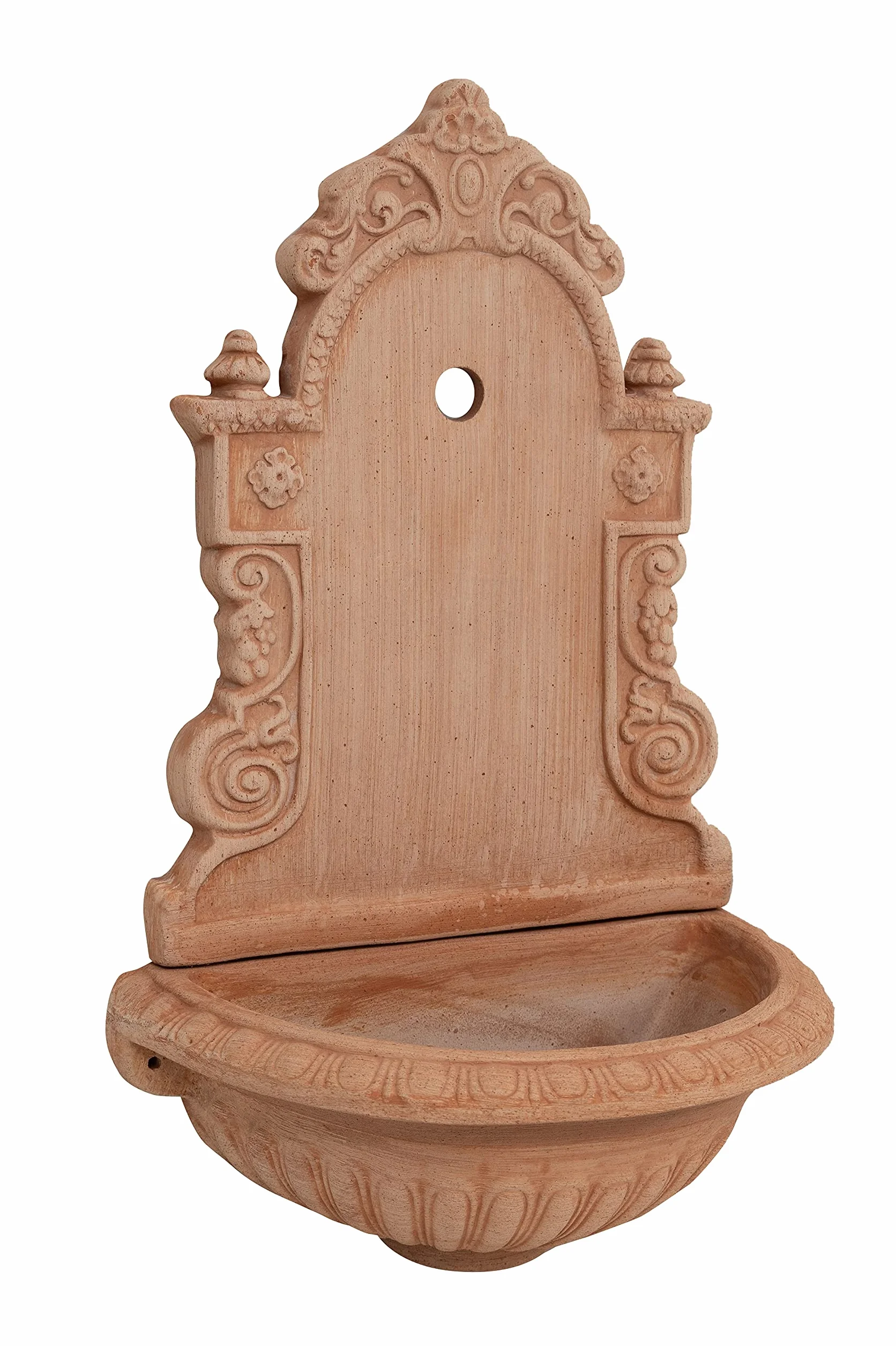Biscottini Fontana da giardino esterno L40xPR24xH64 - Fontana da Giardino in Terracotta - Fontanella da giardino - Fontane da Giardino
