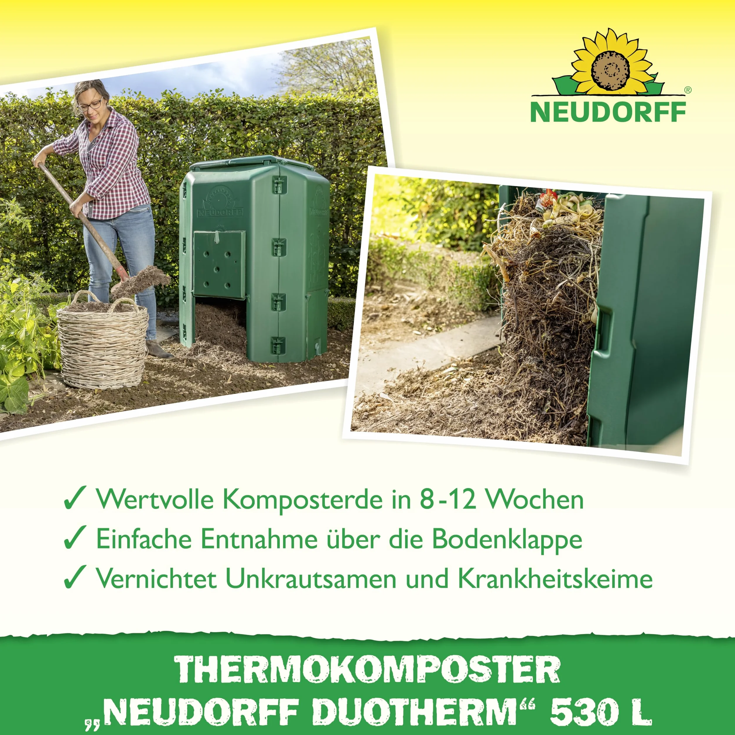 Neudorf 775 Thermo composter 530 l Duotherm
