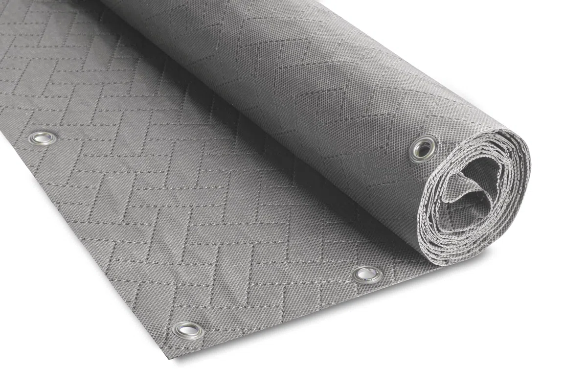 COVER IT Frangivista per Balcone Premium 240 g/m² 80 x 700 cm – Schermo Privacy Grigio