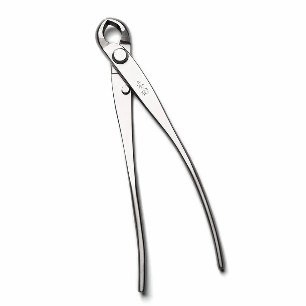175 mm knob Cutter Round Edge Cutter Tagliapasta concavo Tagliatore di Bordo Livello di Qualità Professionale 4Cr13MoV Utensili per bonsai in acciaio legato Bonsai Tools